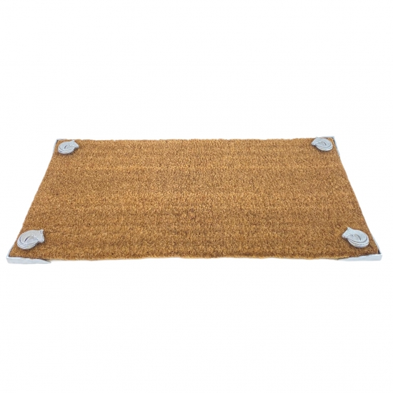 CAPACHO DE FIBRA DE COCO CANTONEIRA CAVALO VETOR